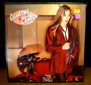 lot 34 image: VINTAGE CARLENE CARTER  TWO SIDES TO EVERY WOMAN  WARNER BROS BSK 3375  1979 VINYL LP