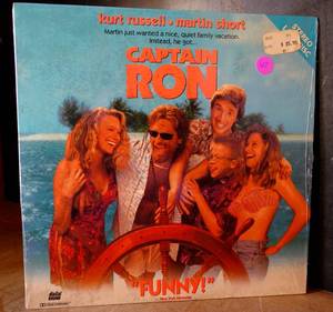 lot 67 image: LASER DISK - CAPTAIN RON (KURT RUSSELLMARTIN SHORT) 1992