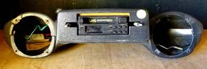 lot 86 image: VINTAGE CYCLE SOUND COAXIAL SYSTEM HOUSING WITH JVC Ks-r127 Vintage Car Stereo Am FM Cassette