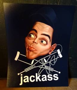 lot 97 image: AUTHENTIC AUTOGRAPH - 8 X 10 HAND SIGNED BY ACTOR, COMEDIAN, EXTREME STUNTS JACKASS STAR - STEVE O WITH COA