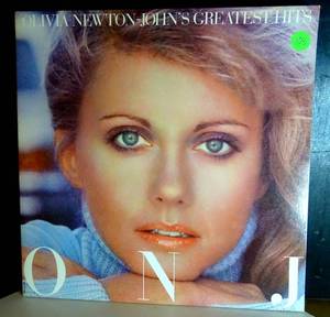 lot 108 image: VINTAGE ORIGINAL Olivia Newton John OLJ Greatest Hits Vinyl Album (1977)