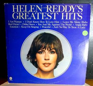 lot 123 image: VINTAGE ORIGINAL - HELEN REDDY - HELEN REDDYS GREATEST HITS RECORD, LP, VINYL (1975)