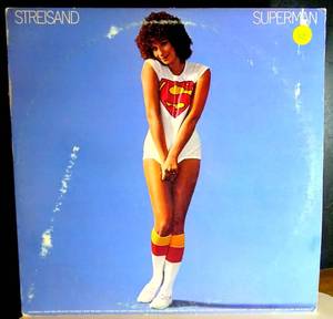 lot 128 image: VINTAGE ORIGINAL - Barbara Streisand Superman Vinyl Record 1977 Columbia Records