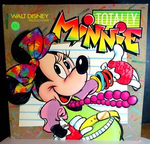lot 129 image: VINTAGE 1986 MINNIE MOUSE ALBUM LP TOTALLY WALT DISNEY PRODUCTIONS DAISY RECORD