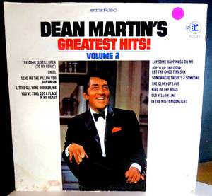 lot 130 image: VINTAGE ORIGINAL - Dean Martins Greatest Hits Vol 2 Vinyl LP Stereo Record 1968