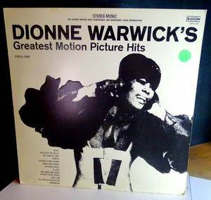 lot 132 image: VINTAGE CLASSIC ORIGINAL - Dionne Warwicks Greatest Motion Picture Hits LP 1969 Scepter wFold Out Cover