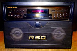 lot 102 image: FOR PARTS OR REPAIR - BIG $ IF REPAIRED - RSQ ECHO-E500 Portable Karaoke System with NEO E-500 (DVD DID NOT POWER ON - SPEAKER SYSTEM MAY BE OK) PLEASE INSPECT