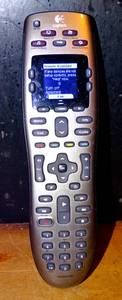 lot 249 image: Logitech Harmony 650 Universal Programmable Color Remote Control Silver - WORKS