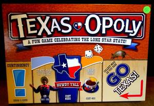 lot 51 image: NEWOPEN BOX - TEXAS OPOLY BOARD GAME