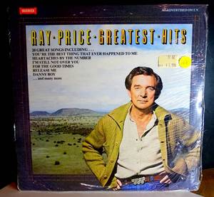 lot 167 image: VINTAGE ORIGINAL  IMPORT - Ray Price  Greatest Hits - 1982 Vinyl LP Record Album - UK Import