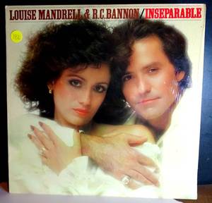 lot 182 image: VINTAGE ORIGINAL - Louise Mandrell & RC Bannon Duet  INSEPERABLE VINYL LP