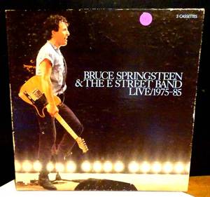 lot 193 image: RARE FIND - Bruce Springsteen & The E Street Band Live1975-85 3 cassette Box Set wProgram