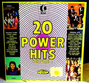 lot 197 image: POPULAR VINTAGE TV ORDER - KTEL TU222 20 Power Hits Compilation Vinyl LP