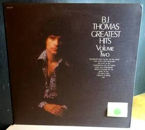 lot 204 image: VINTAGE ORIGINAL - BJ Thomas Greatest Hits Volume Two 2 Record Album Vinyl LP (1971)