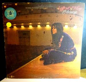 lot 212 image: VINATGE ORIGINAL - Melanie Leftover Wine 1970 Vinyl LP Gatefold Record Cover