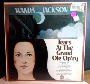 lot 214 image: VINTAGE ORIGINAL - Wanda Jackson  Tears At The Grand Ole Opry LP Vinyl 1970 Pickwick Records