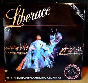 lot 151 image: VINTAGE ORIGINAL - Liberace 40th Anniversary Collection London Philharmonic Vinyl Record LP