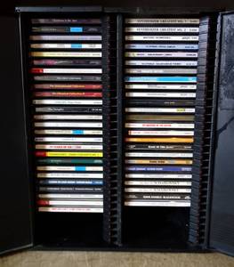 lot 253 image: LASERLINE CD6000 STORAGE FOR MUSIC CDs - HOLDS 60 - COMES WITH 50 CLASSIC CDs AS SHOWN