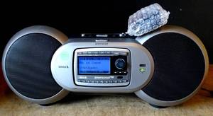 lot 255 image: BIG $ LOT - Sirius Sportster Boombox Sp-b1a With Sp-r2r Receiver and Antenna $$$$