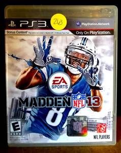 lot 263 image: PLAYSTATION 3 - MADDEN NFL 13 FOOTBALL GAME