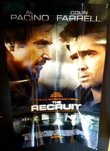 lot 265 image: ORIGINAL DOUBLE SIDED 27 X 41 THE RECRUIT FOLDED THEATRE RELEASE MOVIE POSTER (NEVER HUNG)