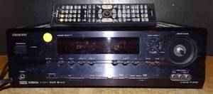 lot 275 image: Onkyo TX-SR504 AMFM Home Cinema Surround Sound AV Audio Video wRemote
