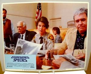 lot 323 image: RARE Endangered Species - Authentic Original 11x14 Movie Set Lobby Card