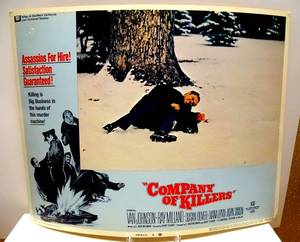lot 330 image: VINTAGE MOVIE LOBBY CARD - 1970 COMPANY OF KILLERS - 11 X 14