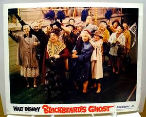 lot 381 image: VINTAGE WALT DISNEY LOBBY CARD - BLACKBEARDS GHOST (1967)