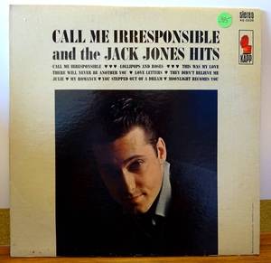 lot 395 image: VINTAGE ORIGINAL - Jack Jones - Call Me Irresponsible - 1963 KAPP Records