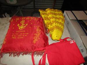 lot 41 image: us navy pillow, dollies of all sizes