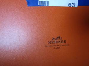 lot 63 image: Hermes Paris boxes qty 6-- 9 12 9 12