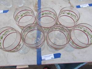 lot 83 image: 7 jolly wine glasses