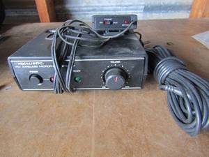 lot 123 image: Realistic FM wireless microphone system cords included unknown working condition