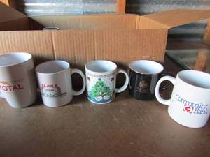 lot 134 image: Large lot of coffee mugs cups qty 21