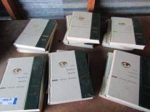 lot 138 image: 1962-1974 The world book year books, reviewing events for each year listed in mint condition qty total 13