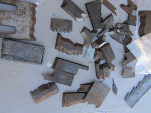 lot 169 image: Various router planer wood cutting blades vintage qty 15 plus