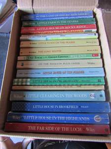lot 179 image: Mac Bride-- Wikes-- Wilder books, little house on prarie, little farm- house and land books and much more qty 16