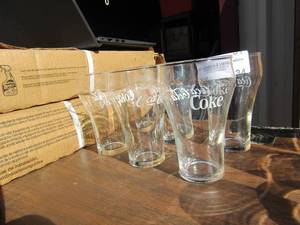 lot 34 image: Coca Cola glasses like new nice qty 6