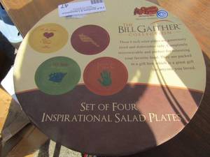 lot 47 image: The Bill GatherSALAD Plate collection, qty  4