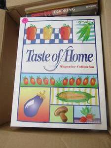lot 98 image: Lot of cook books, taste of home magazine collection