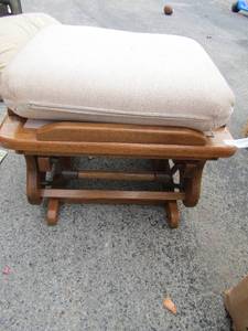 lot 106 image: glider foot stool