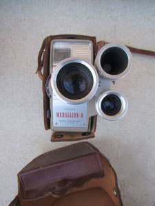 lot 149 image: Kodak Medallion 8 Movie Camera- f1.9 Turret, Kodachrome film type a with kadam daylight filter in great condition
