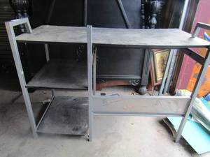 lot 223 image: 364821 open desk needs repair, still has good use in it