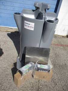 lot 7 image: INB- Nemco 69960 12-Gal. Double Sided Portable Handwashing & Sanitizing Station w Paper Towel & Soap Dispensers-$$$