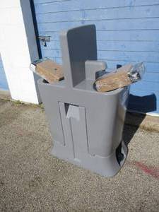 lot 2 image: NIB Nemco 69961 30-Gal Double Sided Portable Handwashing & Sanitizing Station w Paper Towel & Soap Dispensers -$$$