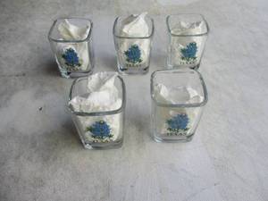 lot 49 image: Lot Of 5- Square -Texas- Shot Glasses
