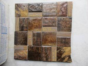 lot 52 image: 16-12 x 12 National Pool Tile, Escapes Series Pool Tile, ESC-BRDARK, Driftwood, Note16 X Money
