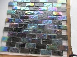 lot 60 image: 3-12 x 12 National Pool Tile, EQX-Tile, Dark Blue, Note 3 X Money.