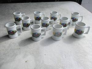 lot 51 image: Lot Of 11- Texas- Mini Mugs  Toothpick Holders